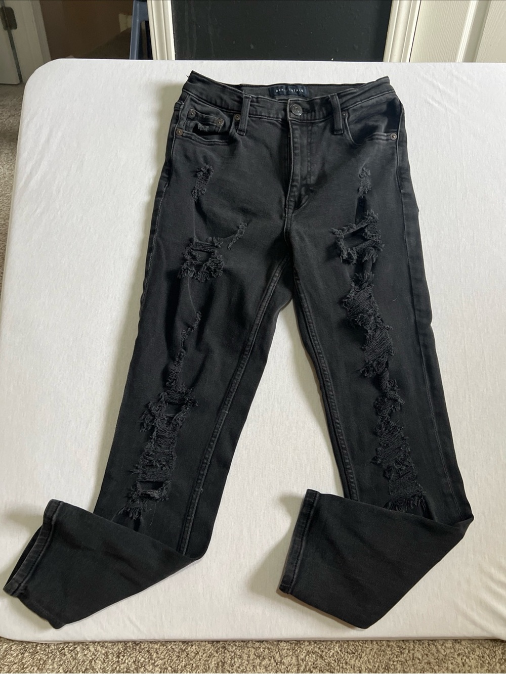 Aeropostale Black High-Rise Jeans